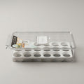 Clear Plastic Egg Storage Box by Zodiya