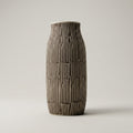 Black Ceramic Flower Vase (Cylindrical, large) By Zodiya