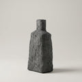 Black Stone Ceramic Flower Vase(small) By Zodiya