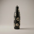 Black and White Dot Ceramic Flower Vase By Zodiya