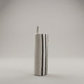 Yellow Striped Ceramic Flower Vase By Zodiya