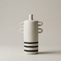 Black Stone Ceramic Flower Vase (large) By Zodiya