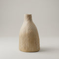Beige Stripped Ceramic Flower Vase(small) By Zodiya