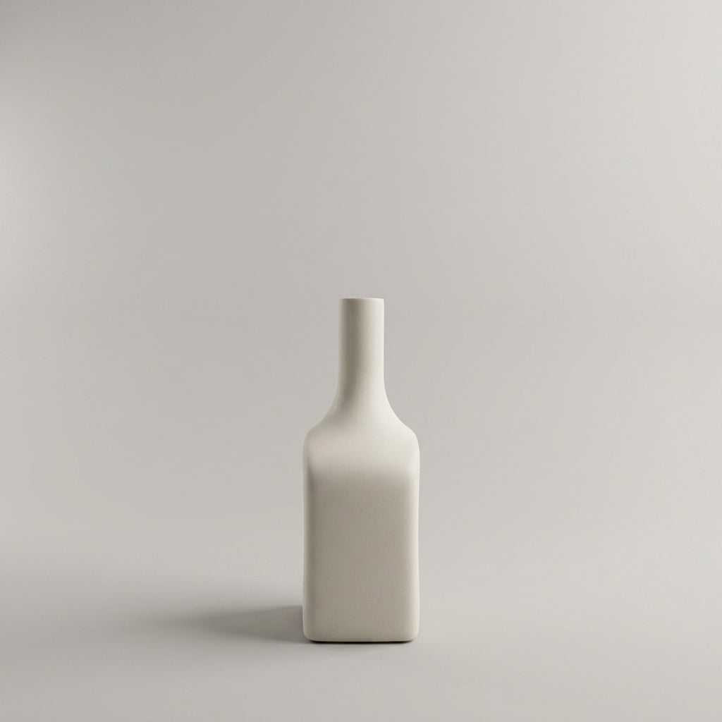Central Cut-out Ceramic Flower Vase by Zodiya