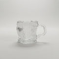 Small Clear Glass Cup Set of 6 by Zodiya