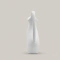 Matte White Ceramic Pitcher Vase by Zodiya