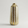 Gold Ceramic Flower Vase by Zodiya