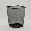 Black Square Metal Dustbin By Zodiya