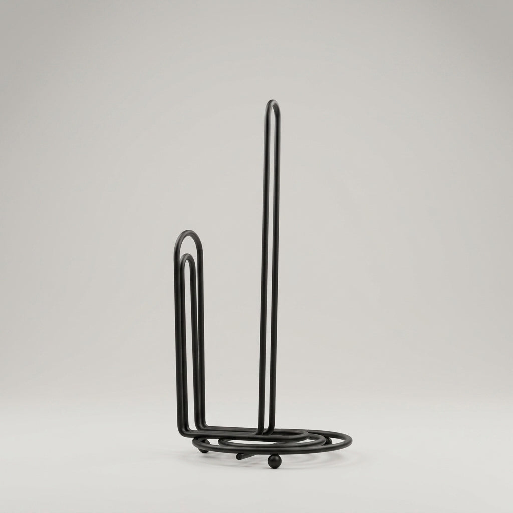 Black Metal Tissue Holder By Zodiya