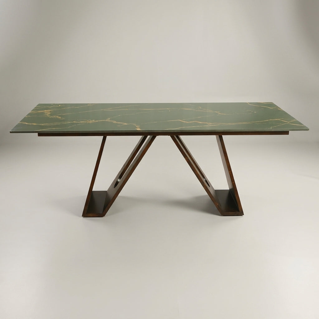 Marble Top 8 Seater Dining Table by Zodiya