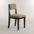 Beige Double Side Cushioned Dining Chair by Zodiya