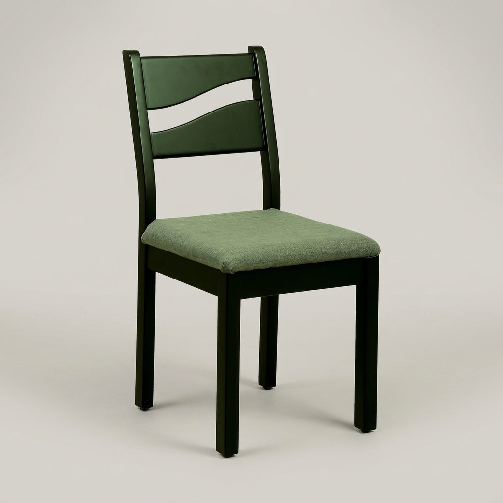 Black Cushioned Dining Chair by Zodiya-4