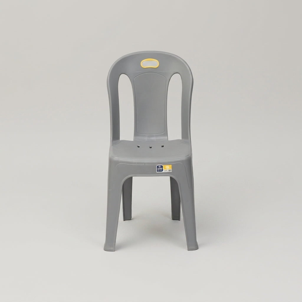 Grey Plastic Chair by Zodiya
