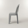 Grey Plastic Chair by Zodiya