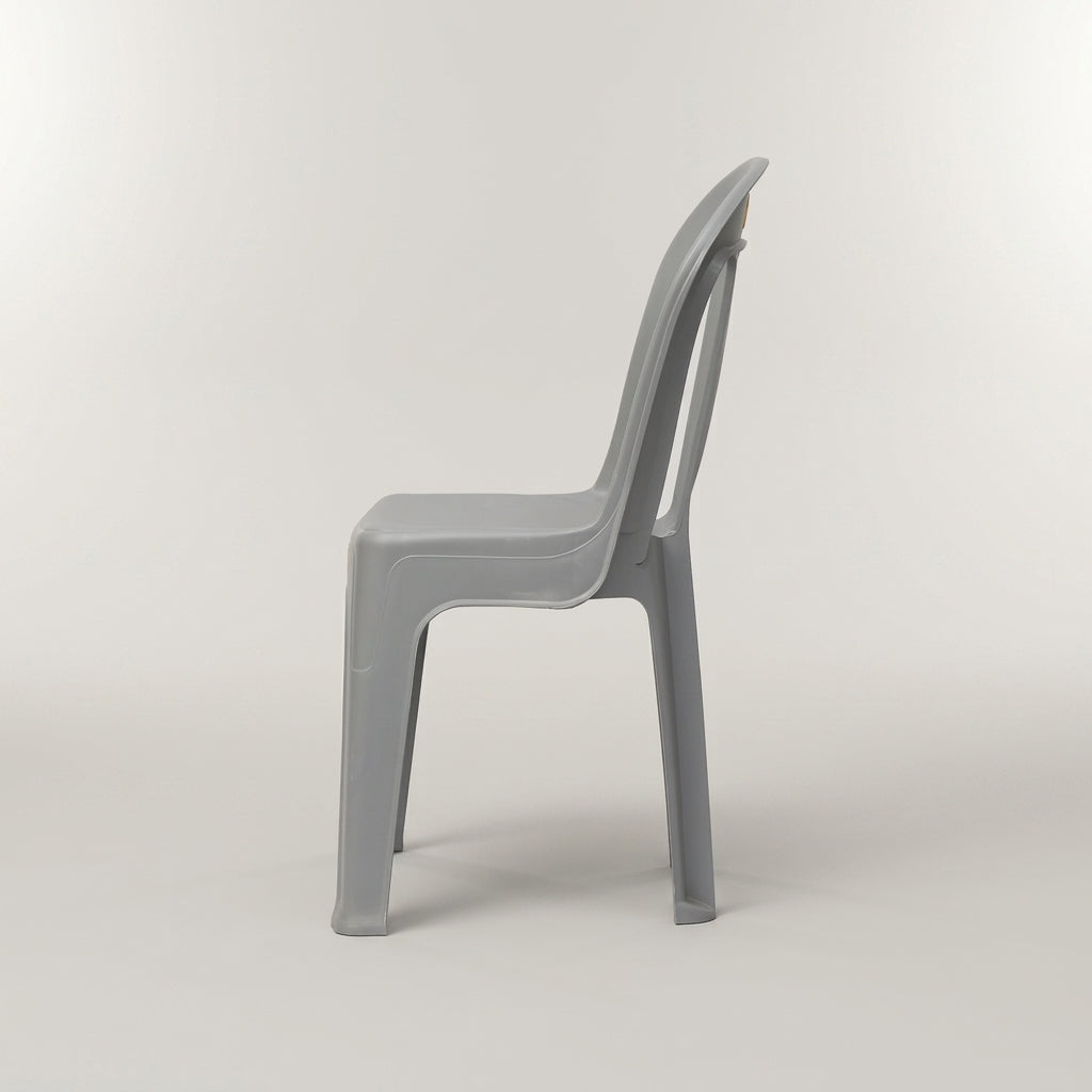 Grey Plastic Chair by Zodiya