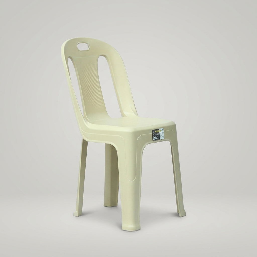 Beige Plastic Chair by Zodiya