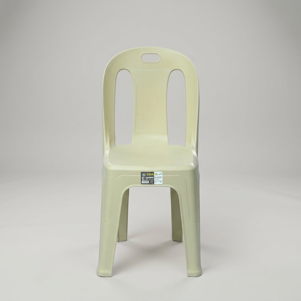 Beige Plastic Chair by Zodiya-3