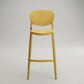 Sono Yellow Plastic Bar Chair By Zodiya