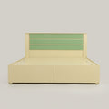 Lormier Engineered Wood White King Size Bed With Storage By Zodiya