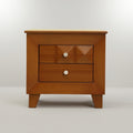 Lunexis Wooden Bedside with 2 Drawers by Zodiya