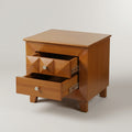 Lunexis Wooden Bedside with 2 Drawers by Zodiya