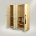 Denver Cream 4 Door Wardrobe By Zodiya