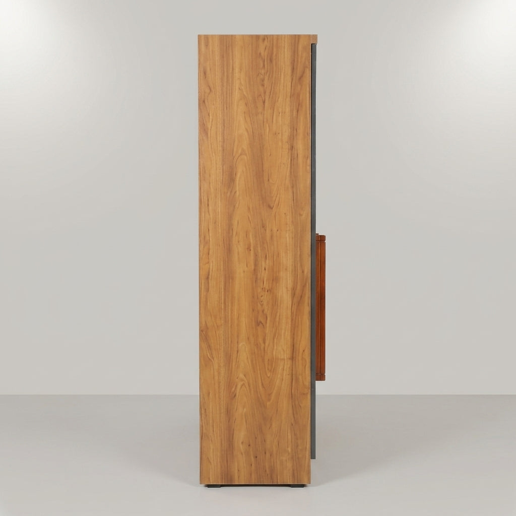 Enora Grey Wooden 4 Door Wardrobe By Zodiya-5