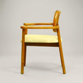 Bloom Wooden Rattan Dining Arm Chair by Zodiya