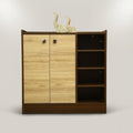 Firenze Wooden Shoe Rack Cabinet with Shelves by Zodiya