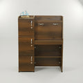 Spazio Wooden Study Table with Storage Cabinets By Zodiya