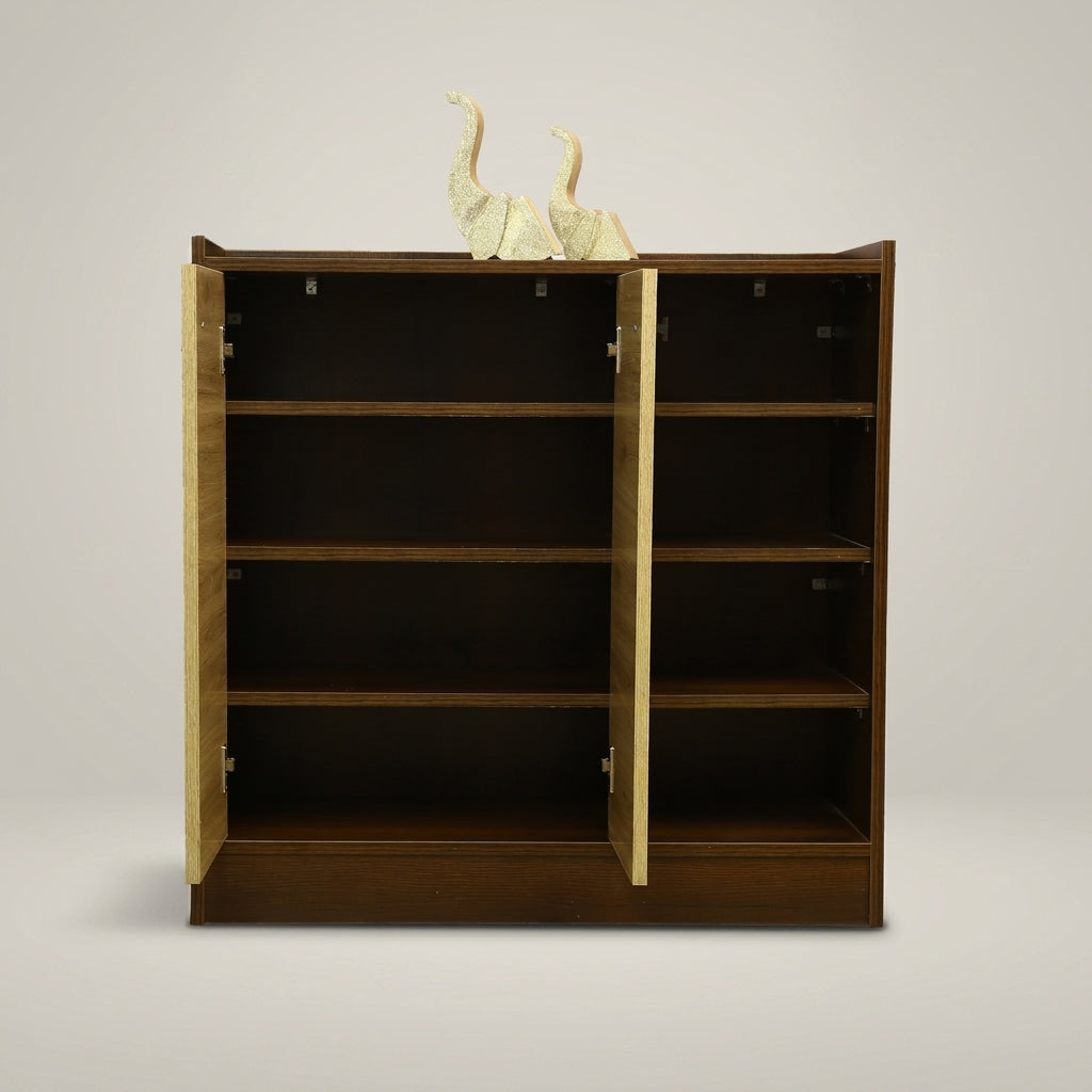 Firenze Wooden Shoe Rack Cabinet with Shelves by Zodiya