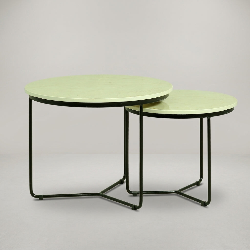 Round Nesting Coffee Table by Zodiya