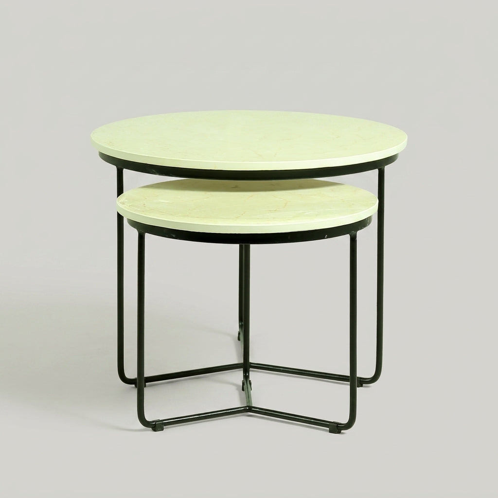 Round Nesting Coffee Table by Zodiya