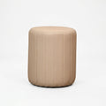 Caltech Leather Ottoman Stool by Zodiya