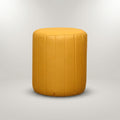 Caltech Leather Ottoman Stool by Zodiya