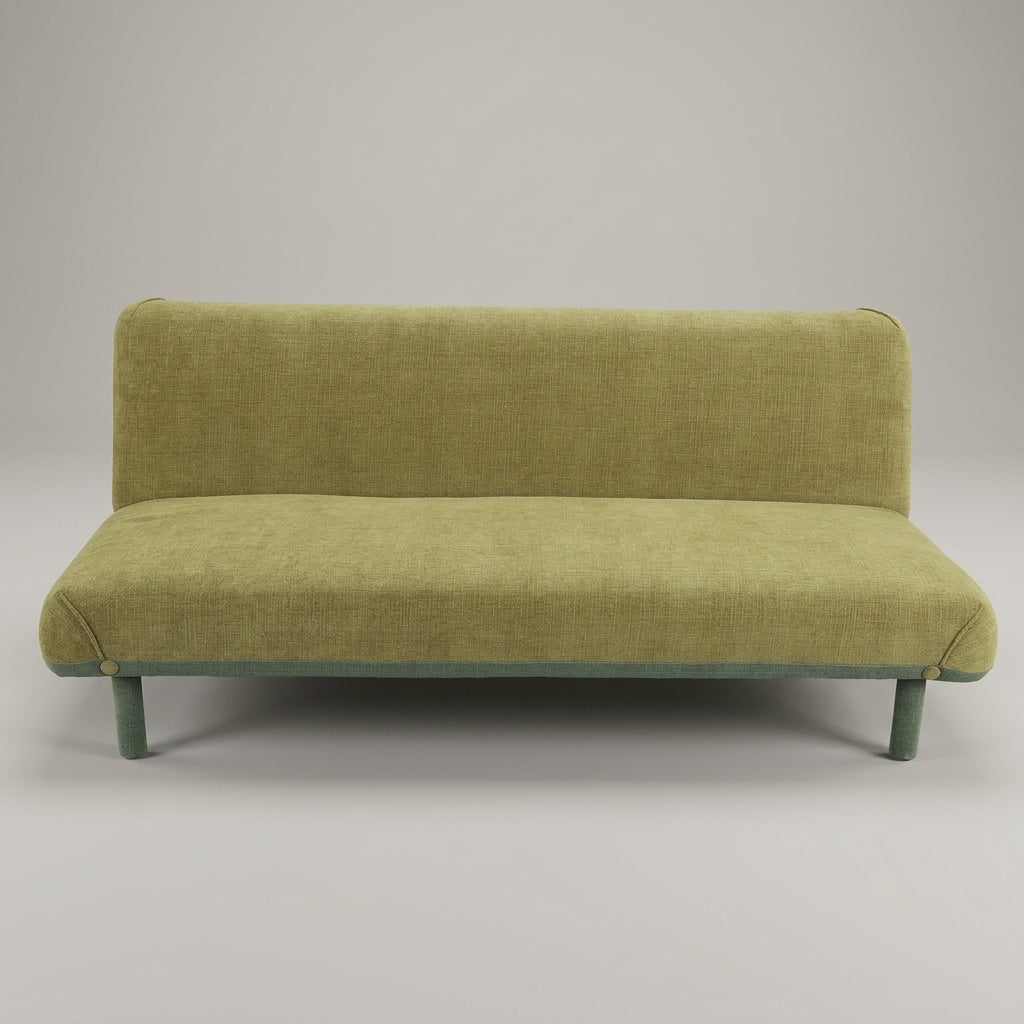 Corrina Green Fabric Sofa Cum Bed by Zodiya