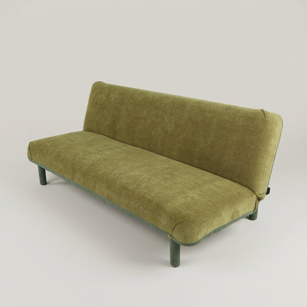 Corrina Green Fabric Sofa Cum Bed by Zodiya-4