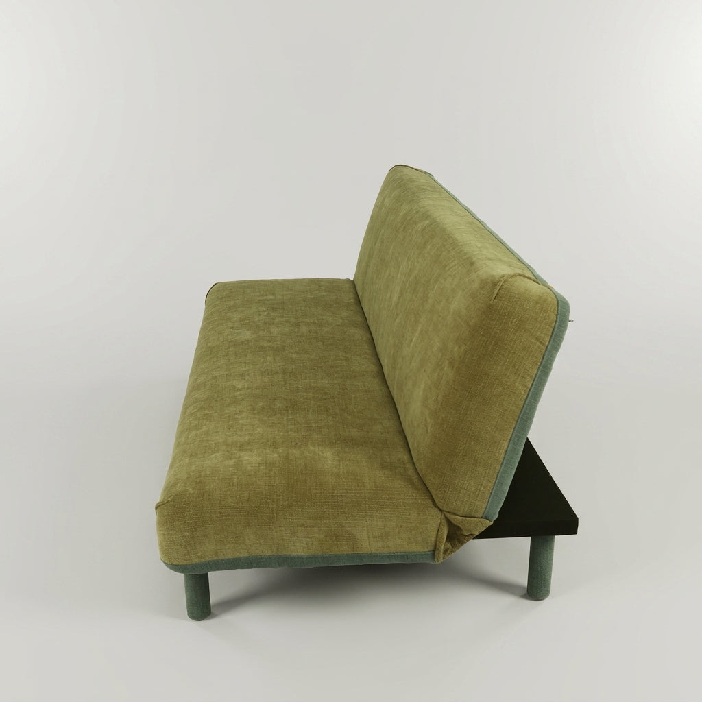 Corrina Green Fabric Sofa Cum Bed by Zodiya-5