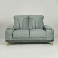 Omega Grey 2 Seater Fabric Sofa by Zodiya