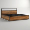Poise Metal King Size Bed by Zodiya