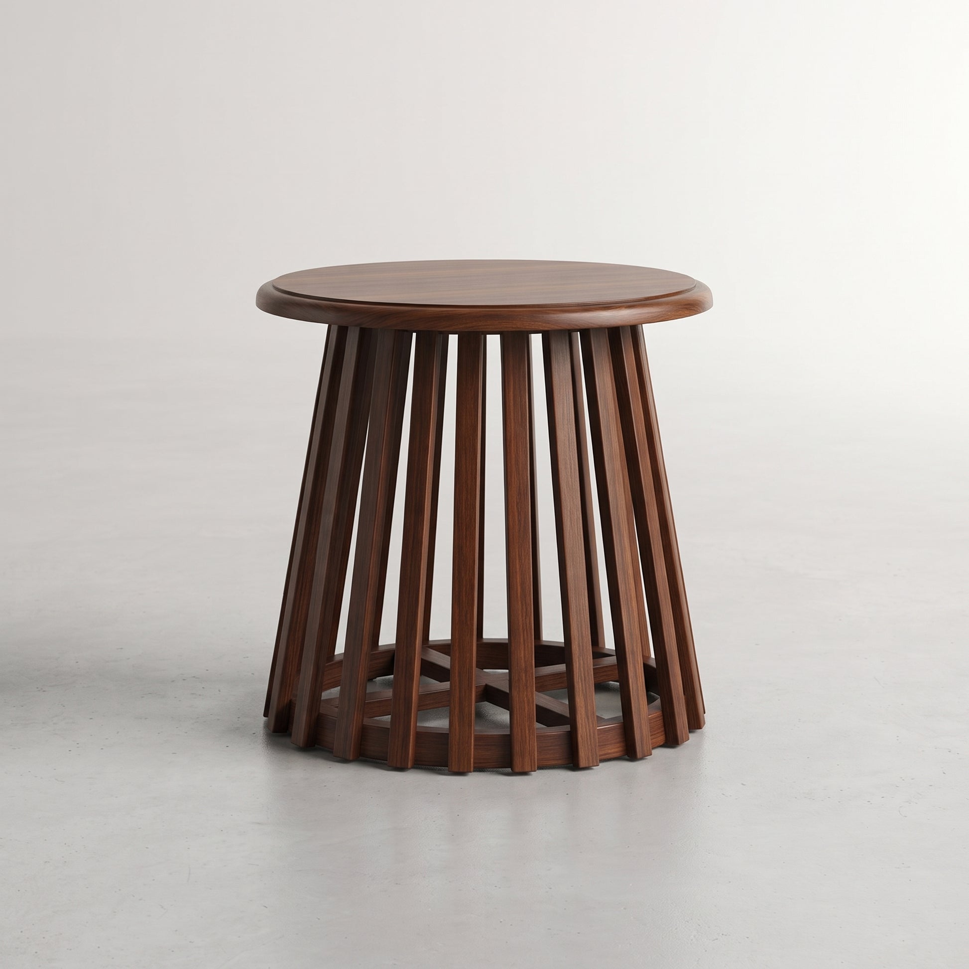 Florence Round Wooden Coffee Table by Zodiya-3