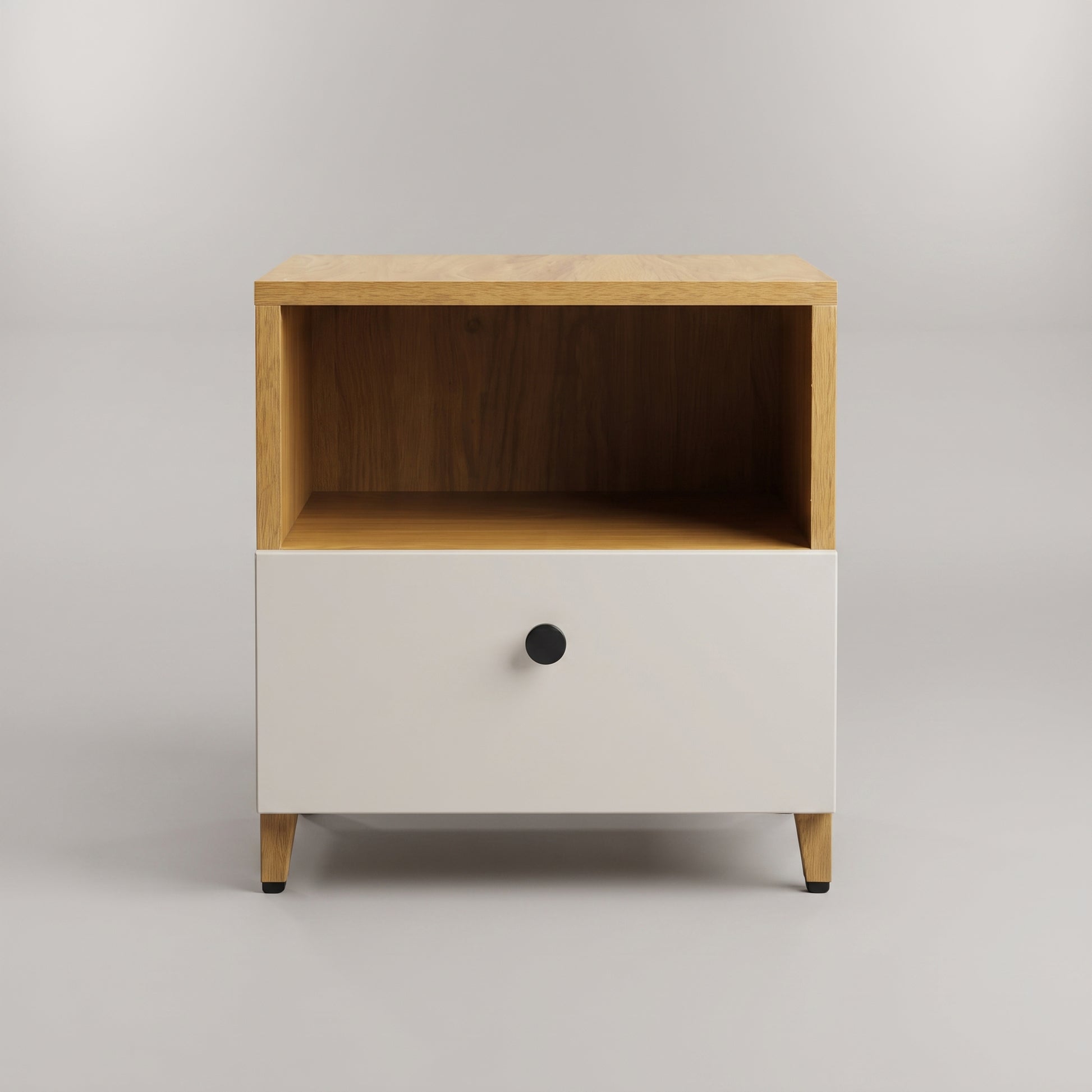 NAILA Engineered Wood Bedside Table with Drawer by Zodiya-3