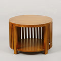 Wooden Round Coffee Table By Zodiya