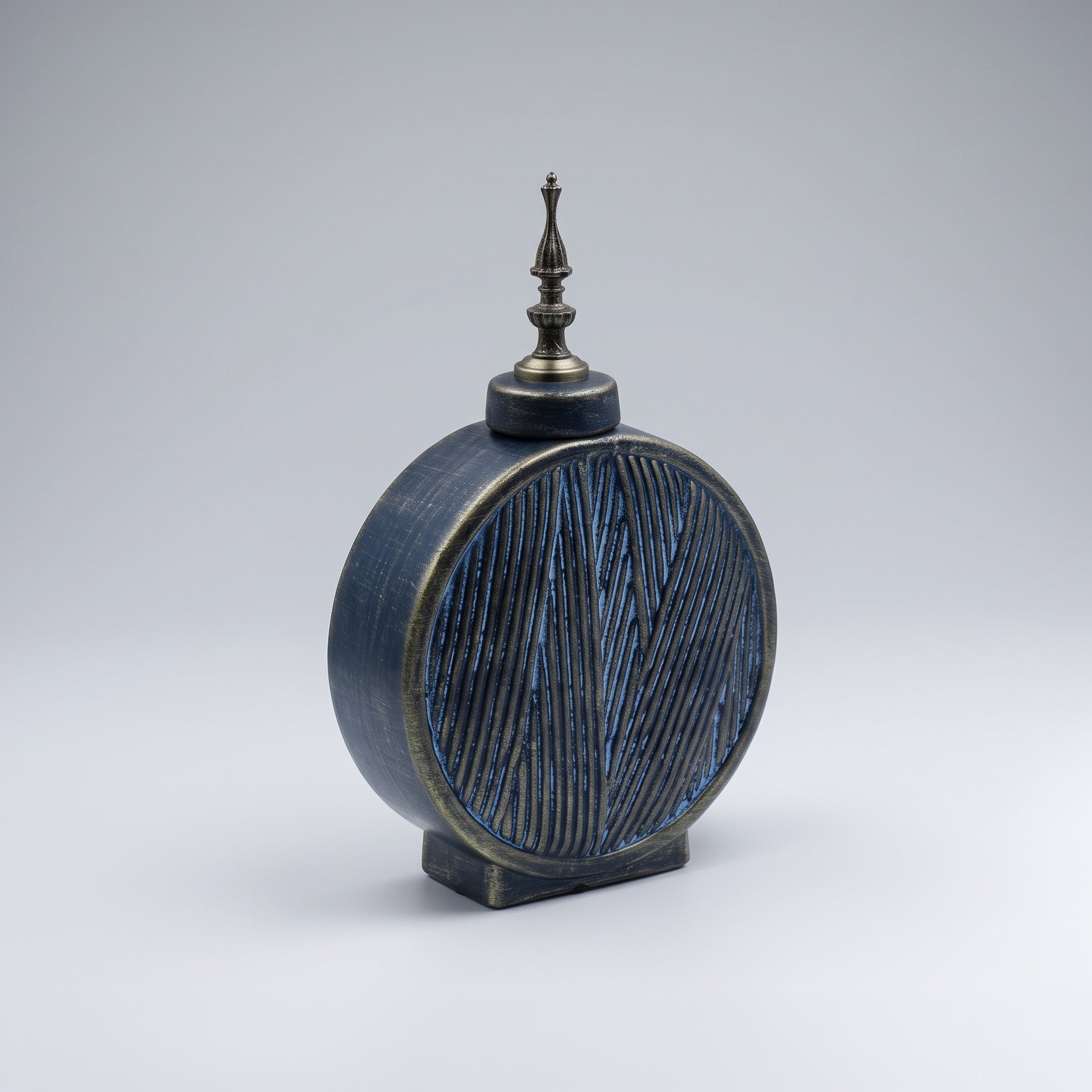Round Decorative Urn By Zodiya-3