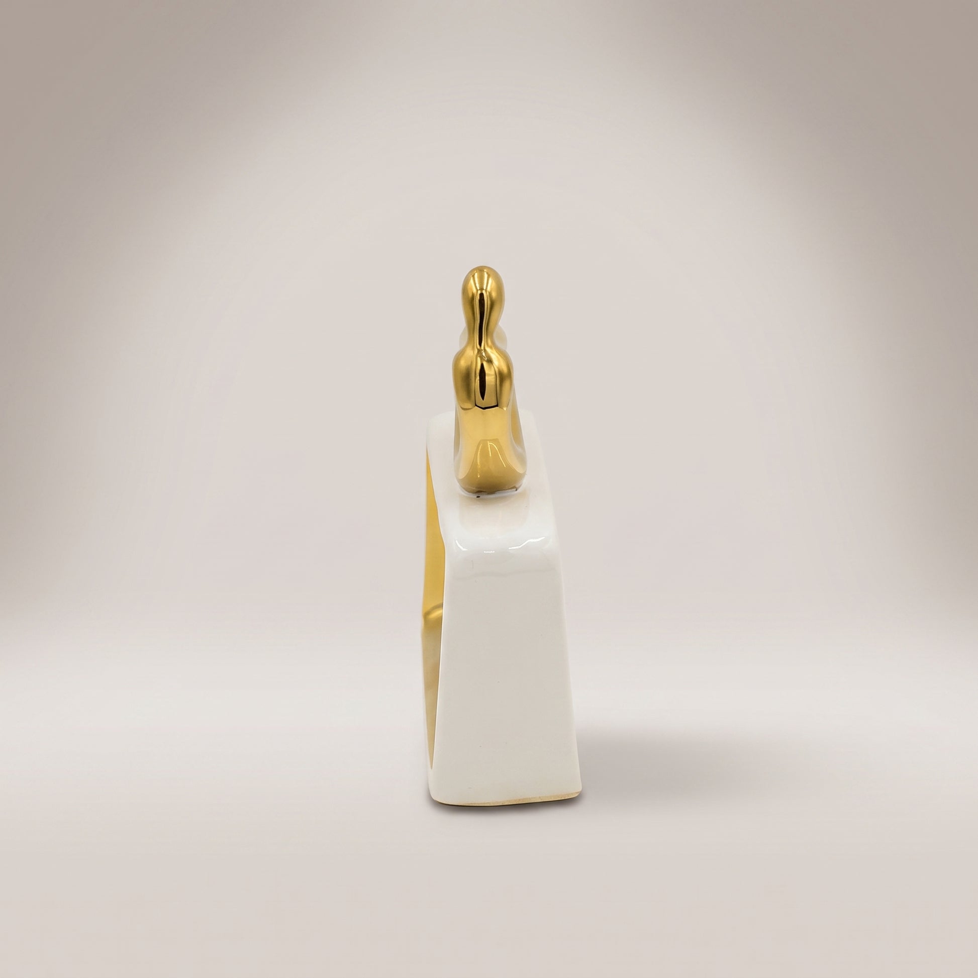 Glossy Gold Decor Sculpture by Zodiya-4