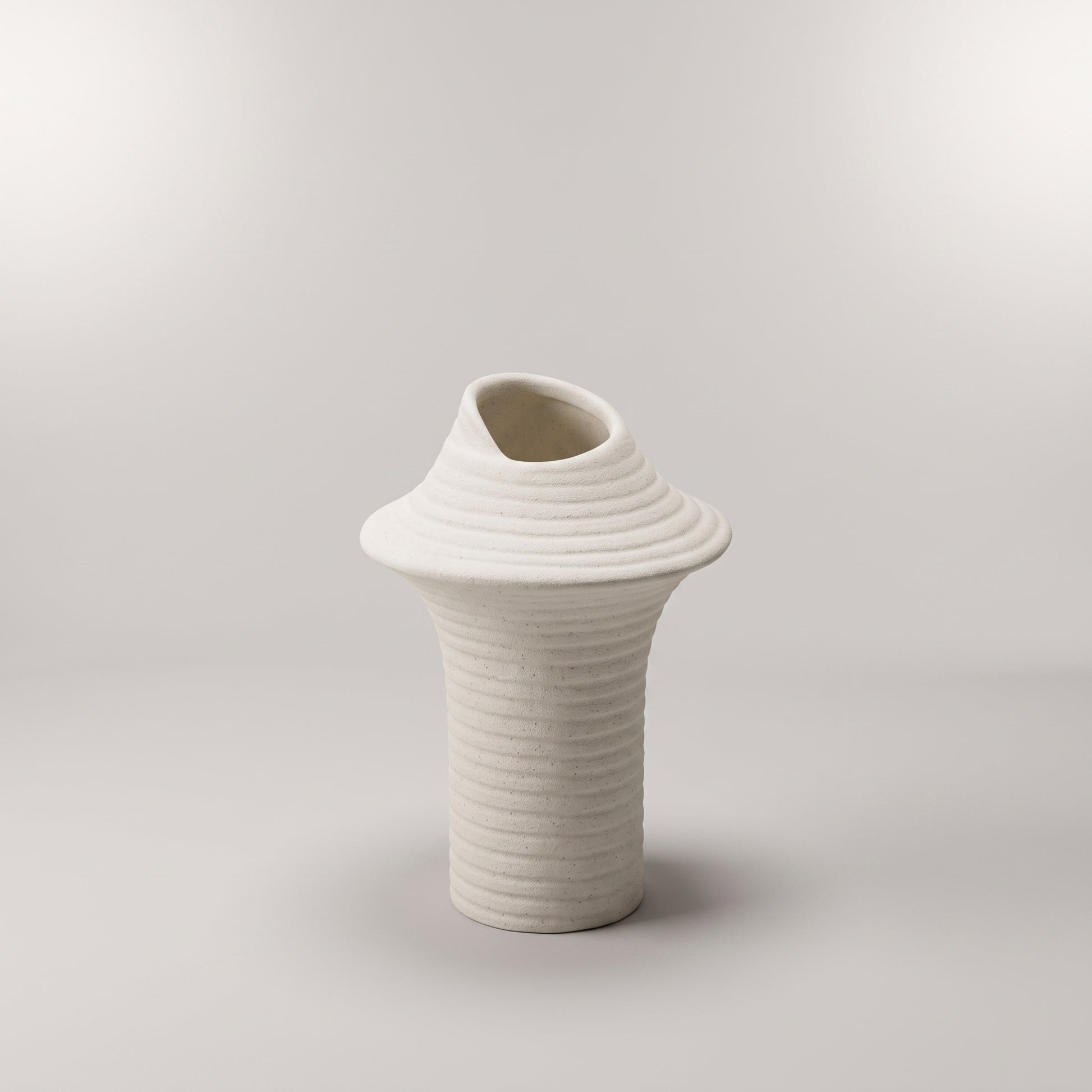 White Rim Flower Vase by Zodiya-3