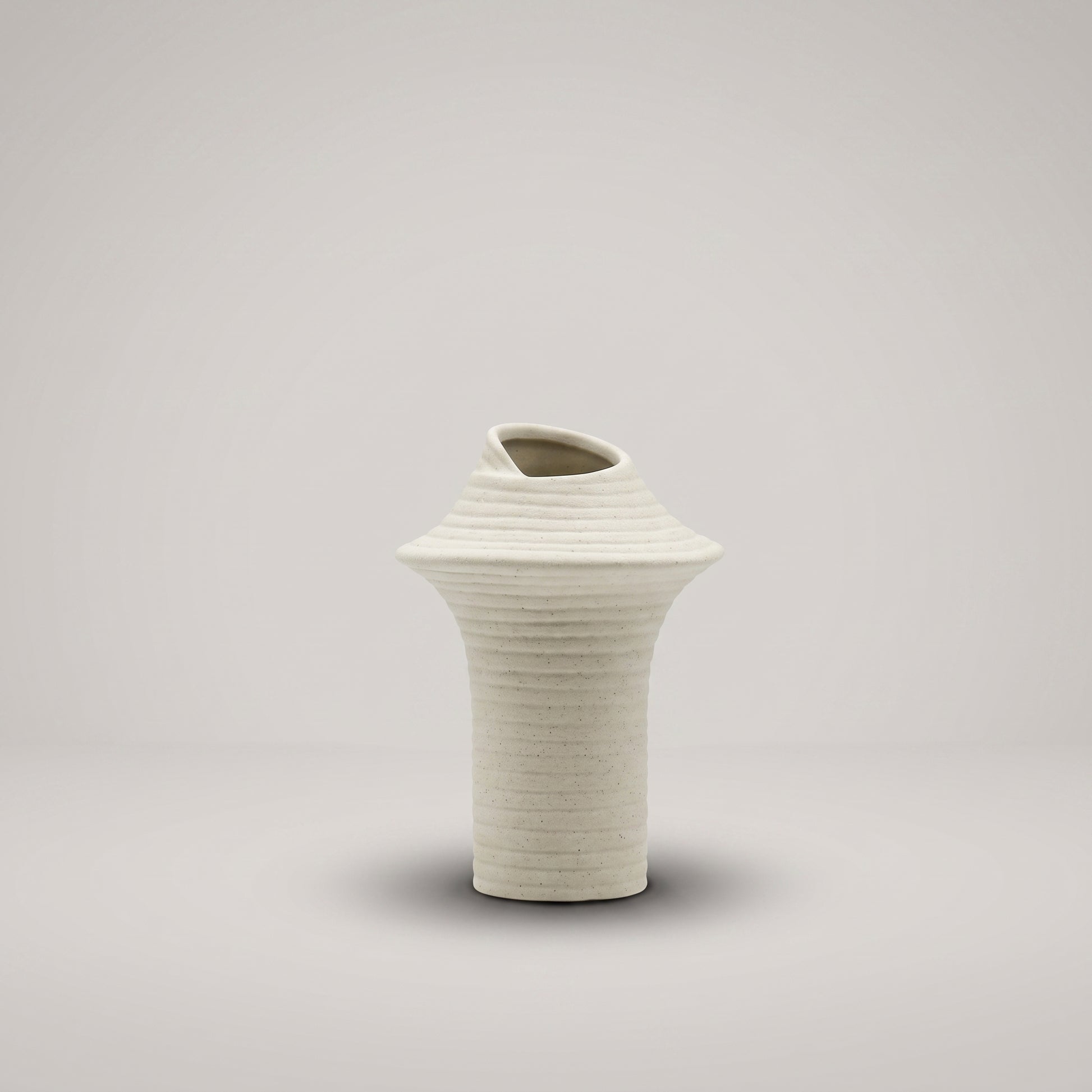 White Rim Flower Vase by Zodiya-5