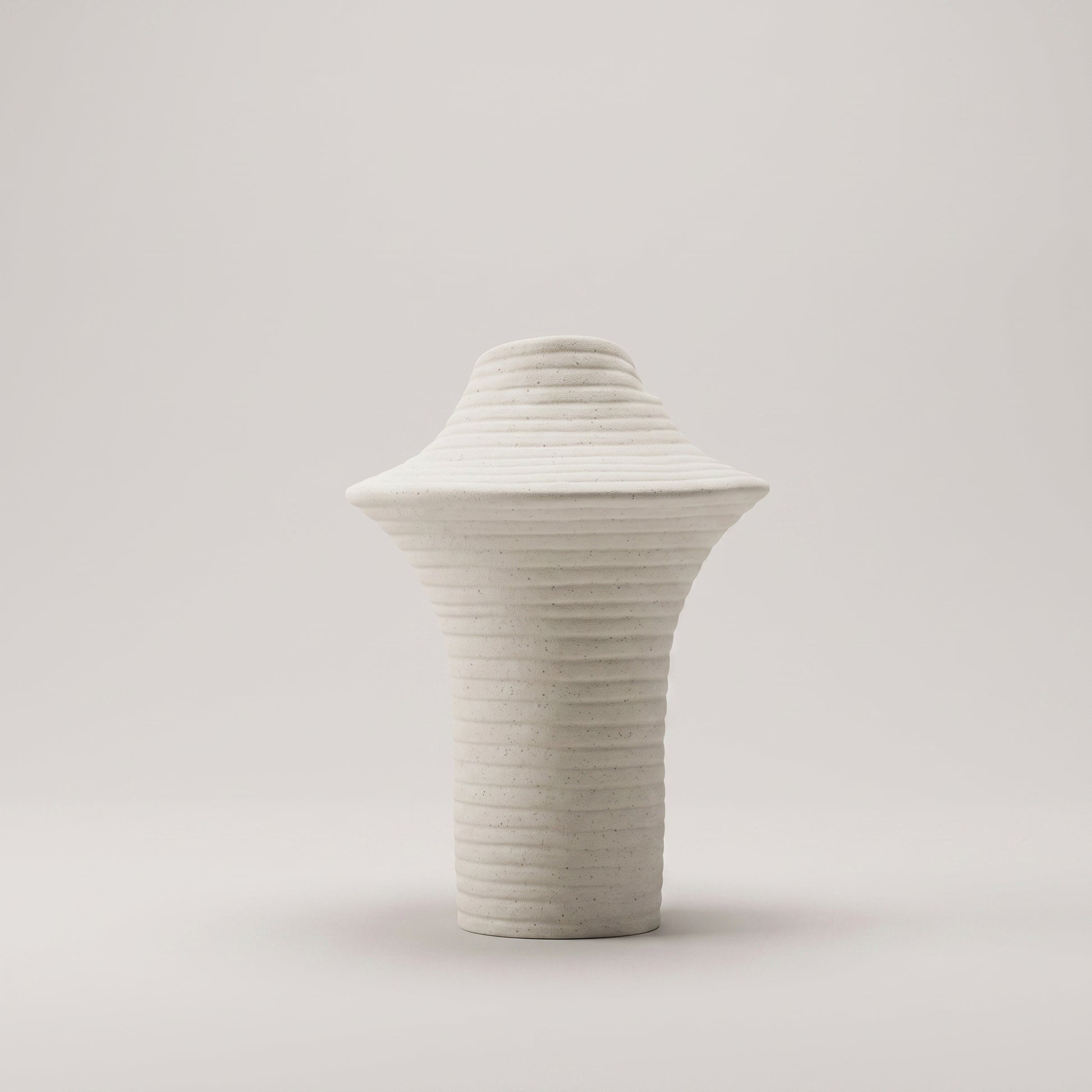 Beige Rim Flower Vase by Zodiya-4