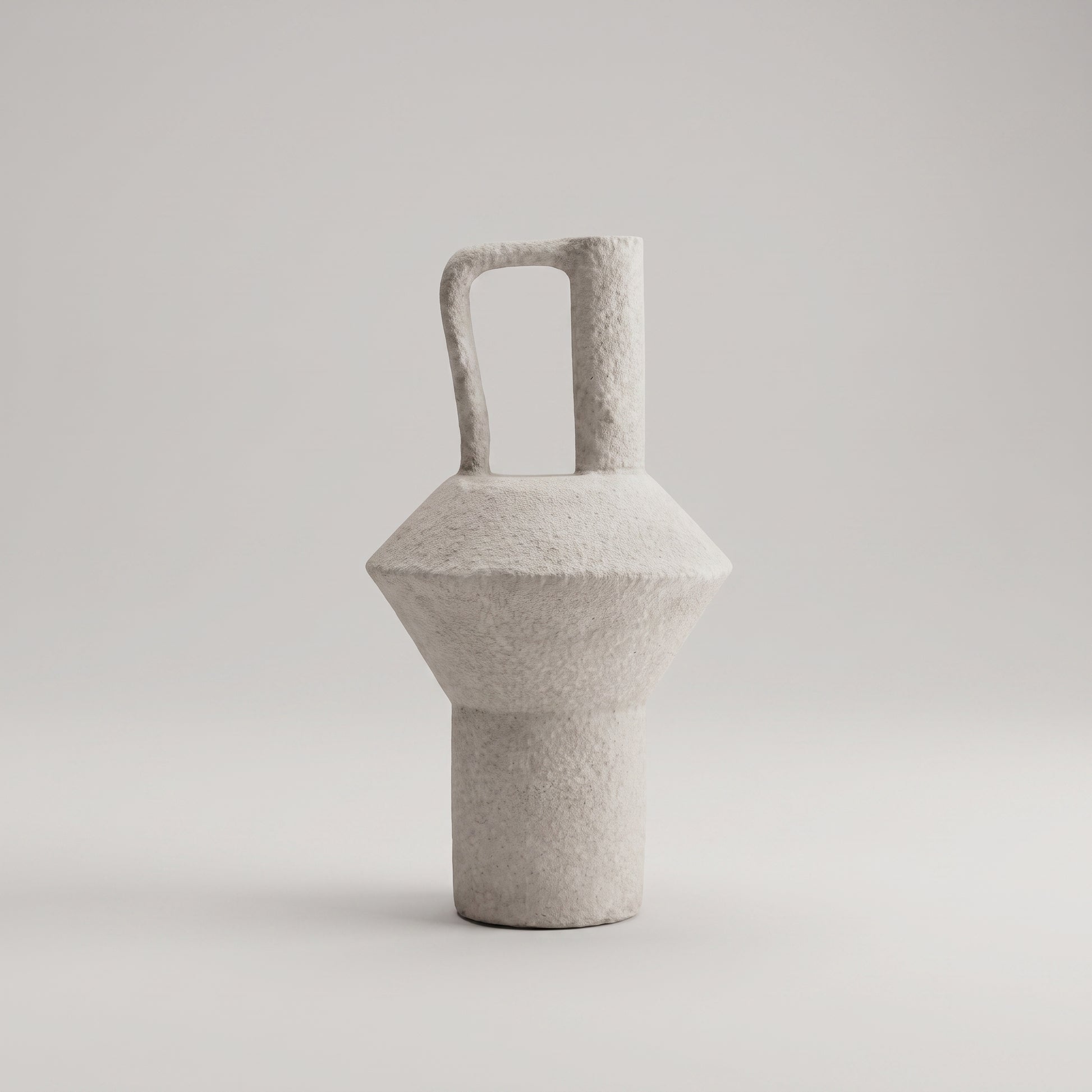 Earthy-toned Ceramic Vase By Zodiya-5