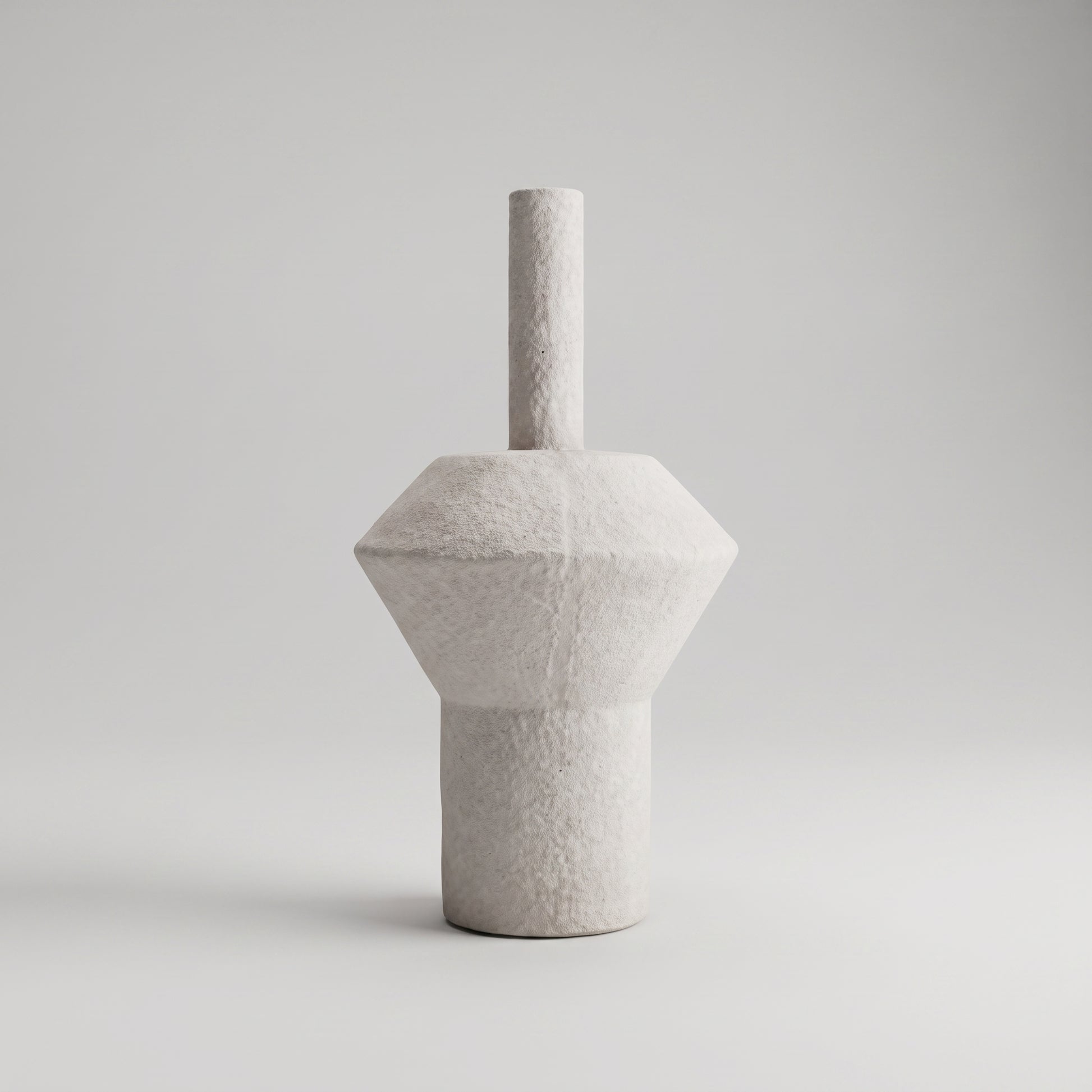 Earthy-toned Ceramic Vase By Zodiya-6